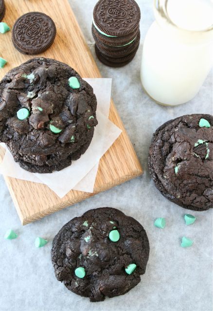 Chocolate Mint Oreo Cookies: Ingredients:  2 1/2 cups all-purpose flour   1 teas