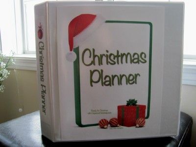 Christmas Planner printables