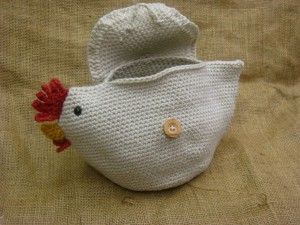 Crochet Chicken Clutch