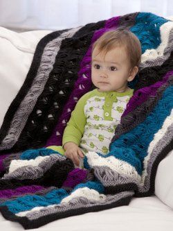 Crochet baby afghan pattern