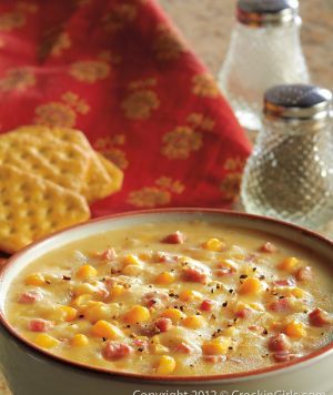 Crockpot Corn Chowder 4 potatoes (peeled and diced) 1 Can of cream corn 1 Can of