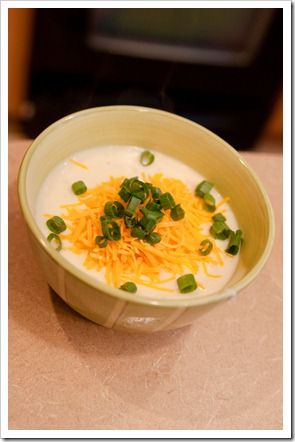 Crockpot potato soup.
