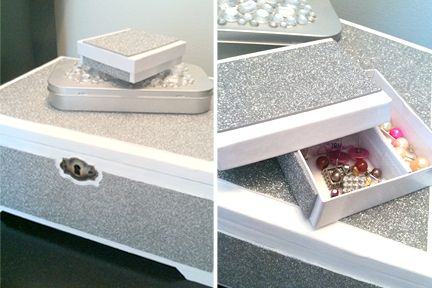 DIY Glam Jewelry Boxes