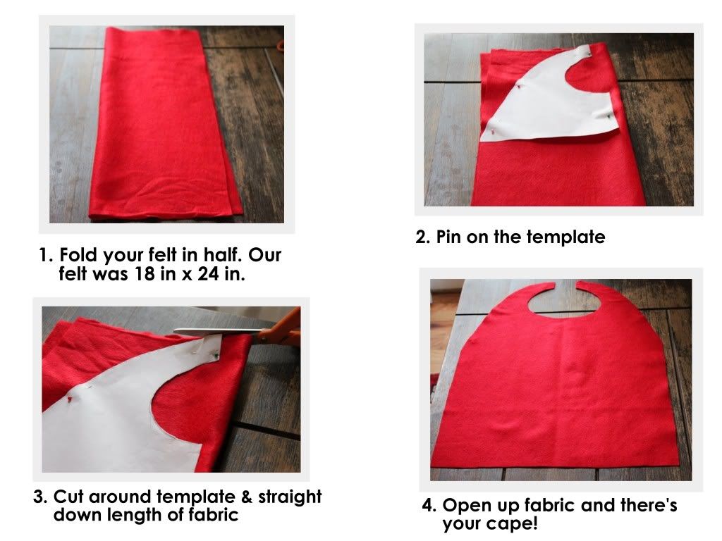 DIY cape template