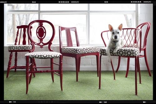 DIY mismatched chairs