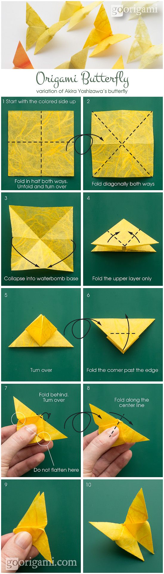 DIY: origami butterfly