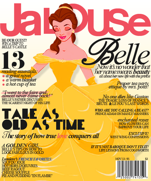 Disne Princess Magazine Cover