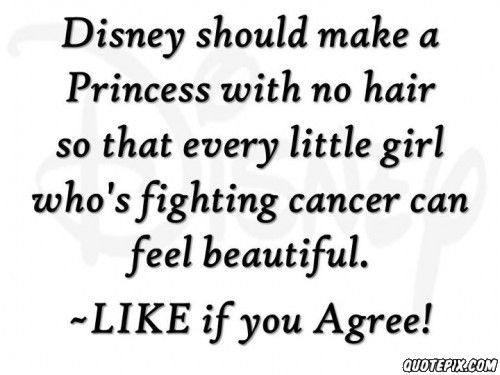 Disney Should Make Princess With No Hair