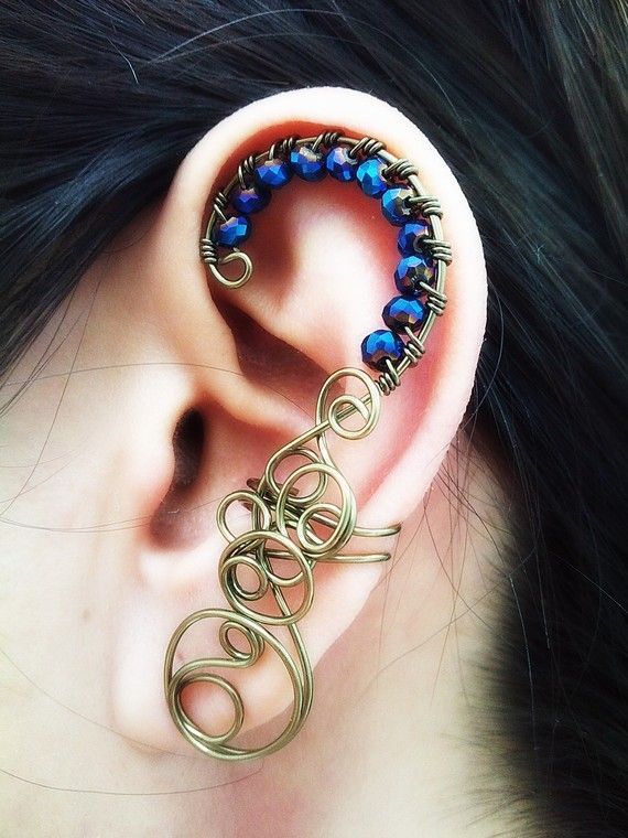 Ear Cuff – Wire Wrapped Handmade Jewelry