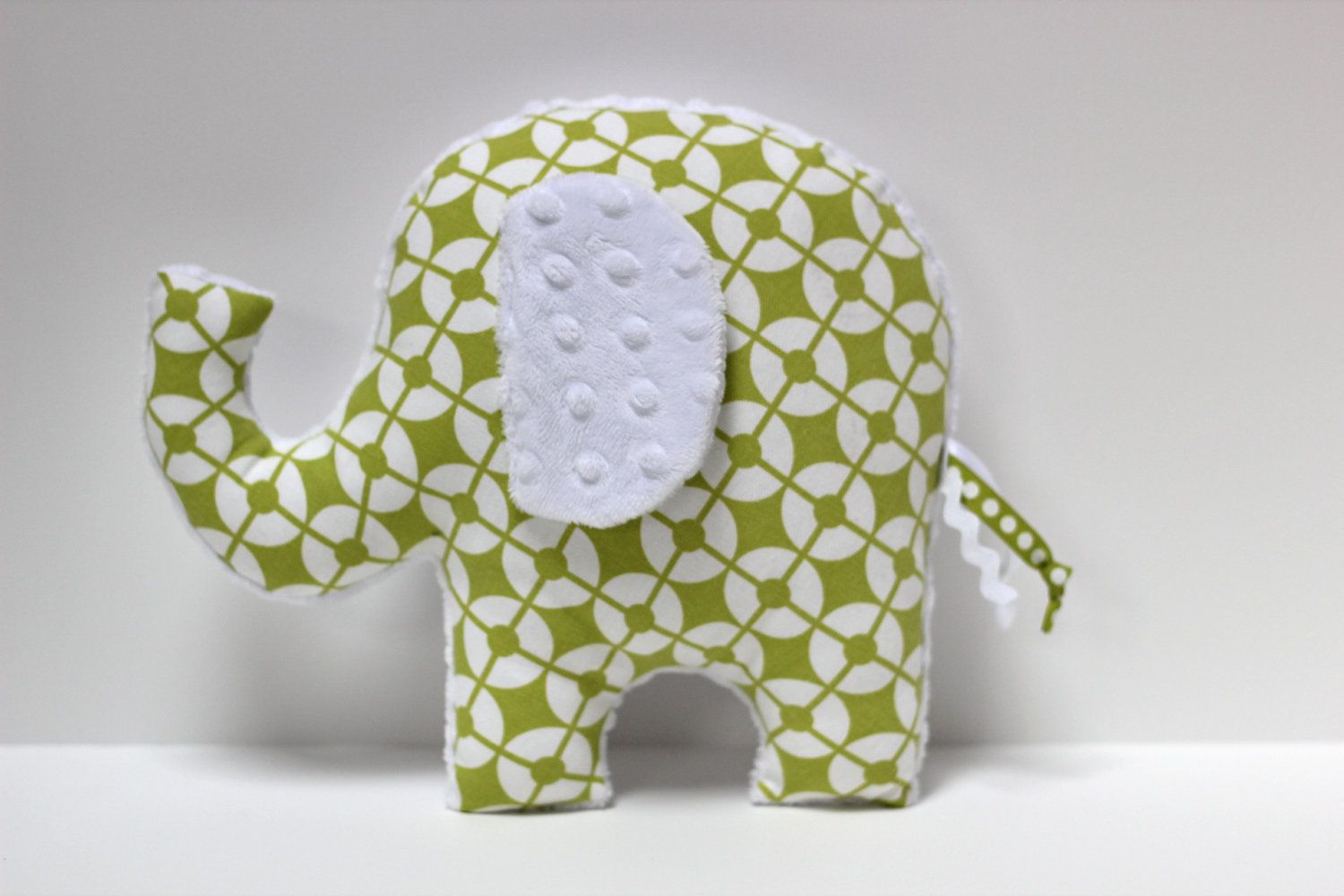 Elephant nursery pillow toy