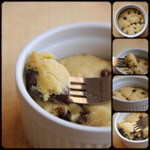 For those days you just want to make one cookie… 1 tbsp. butter, melted 1 tbsp