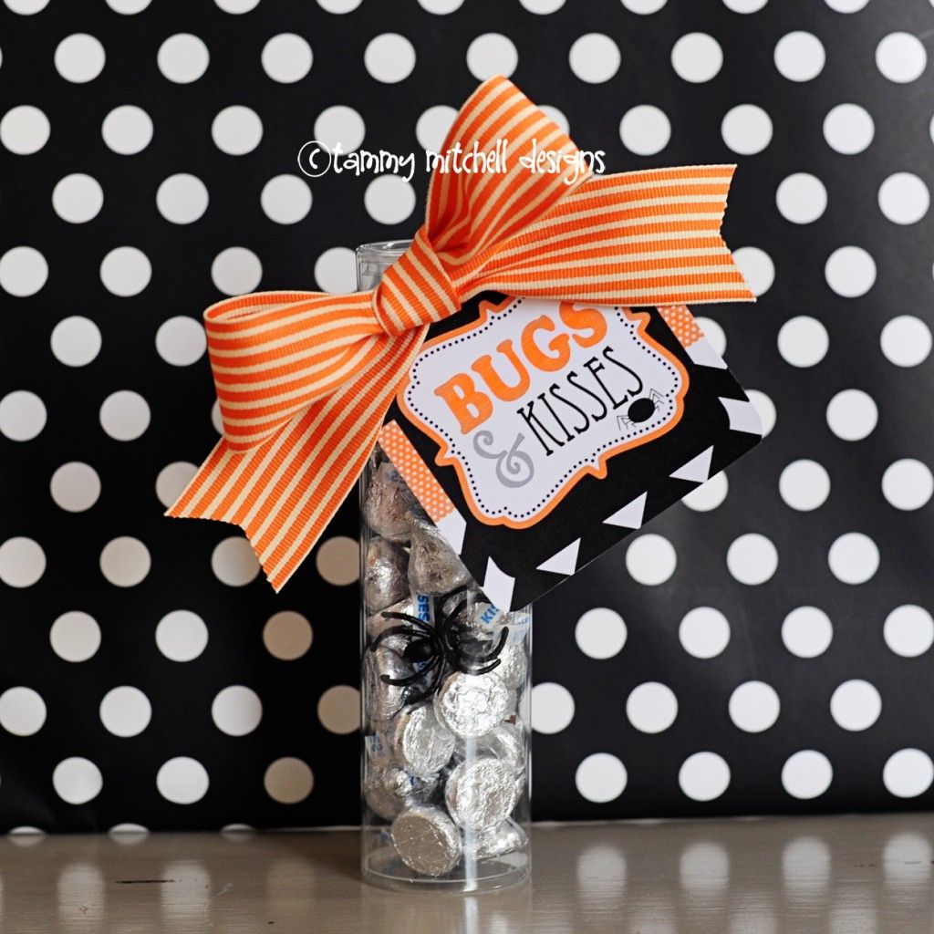 Free Download: Free Halloween Treat Tags/ “boo”ing Tags Bugs and Kis