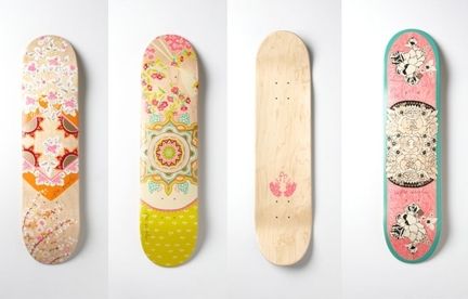 Free People limited-edition printed skateboard decks