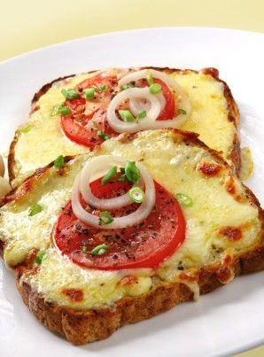 Fresh Tomato & Mozzarella on Toast:  173 calories per serving as is. Healthi