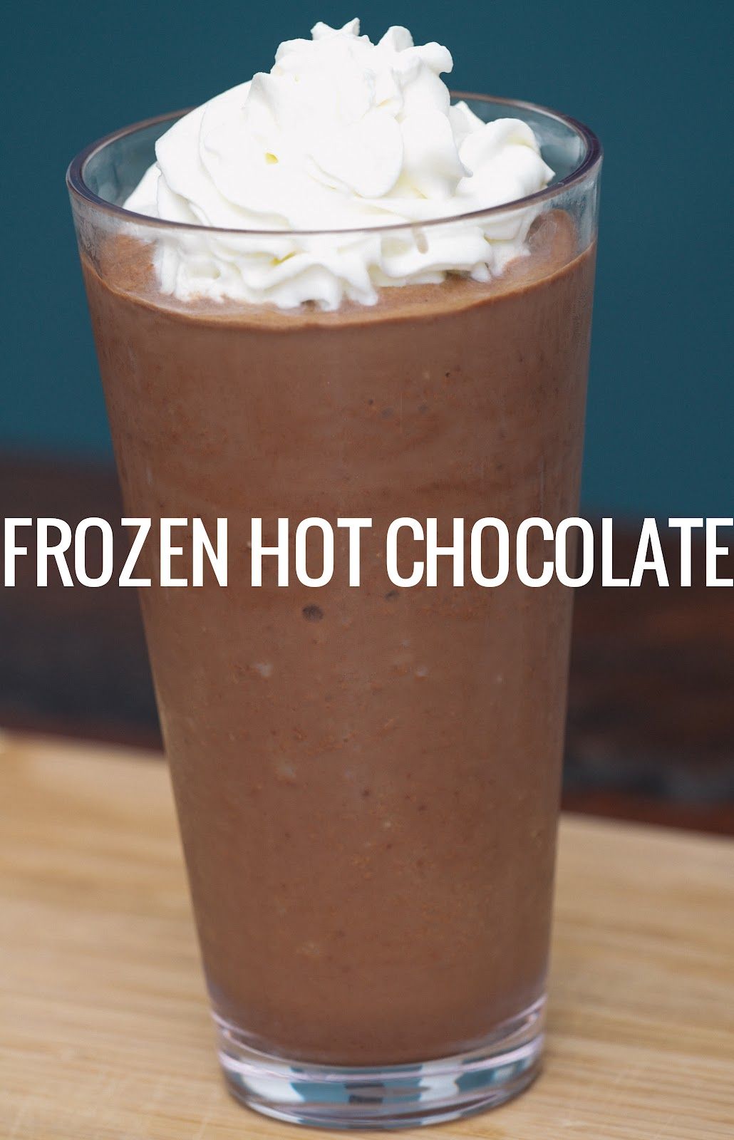 Frozen hot chocolate. Recipe from Serendipity Cafe in NYC.