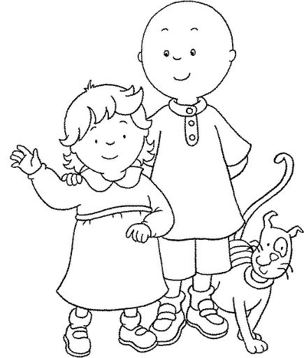 Fun Coloring Pages: Caillou Coloring pages