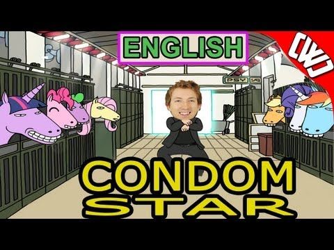 GANGNAM STYLE in ENGLISH Misheard Lyrics (Open Condom Star) Parody of PSY