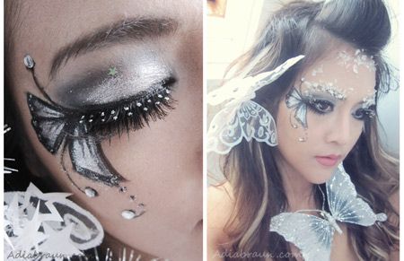 Glitter & ice Butterfly Fairy Makeup