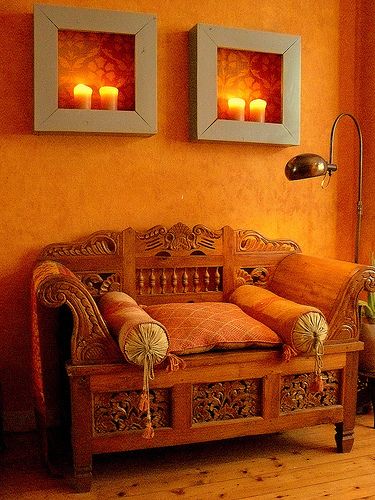 Gorgeous orange decor