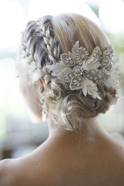 Gorgeous wedding hair