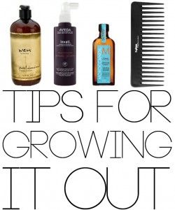 Great tips for growing out, HEALTHY  hair. Need to remember! (Growing out invert