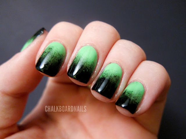 Green to black