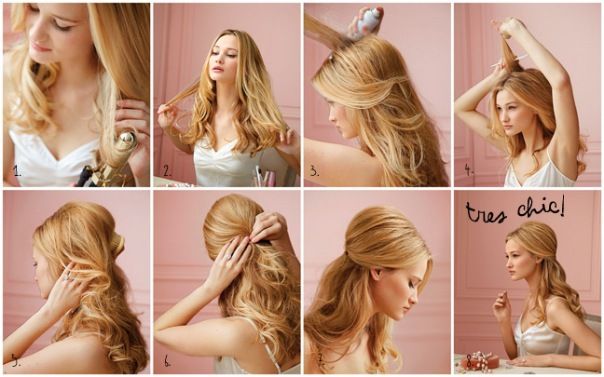Hairstyles: The Half-Up Tutorial.