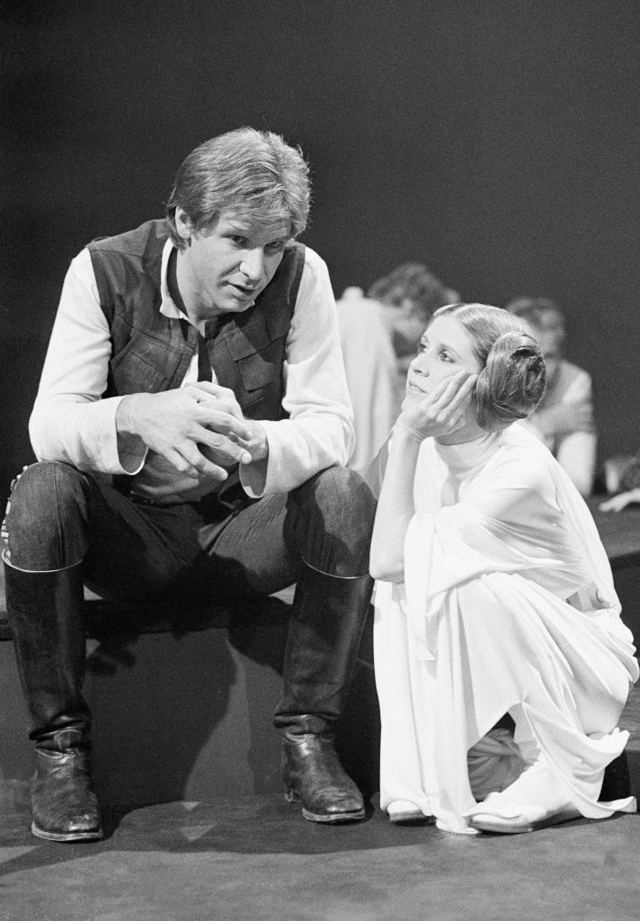 Harrison Ford + Carrie Fisher