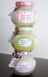 Homeade Sugar Scrubs – great gift idea!