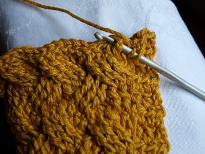 How to crochet cables