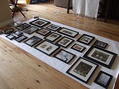 How to hang a gallery of pictures