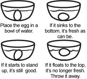 How to know if your eggs are fresh