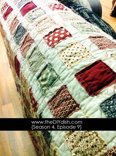 How to make an easy quilt in one night. That is impressively sneaky. Love it!