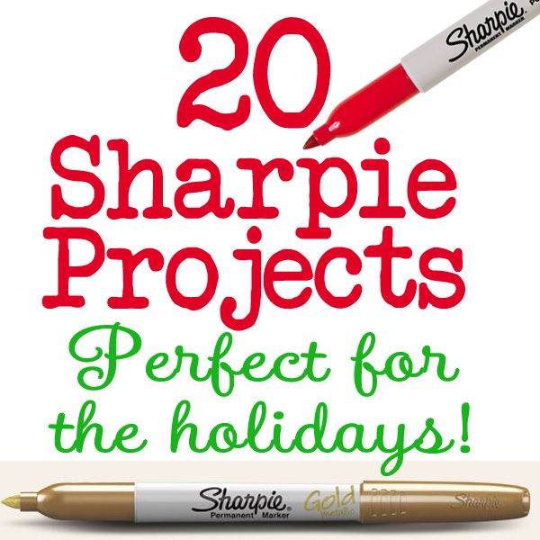 I Love Sharpies: 20 Great Ideas & Projects ~ Mom's Crafty Space