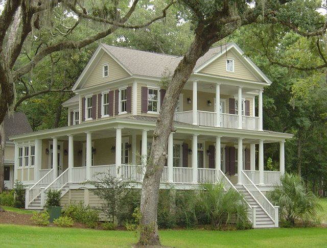 I miss Southern plantation style houses.