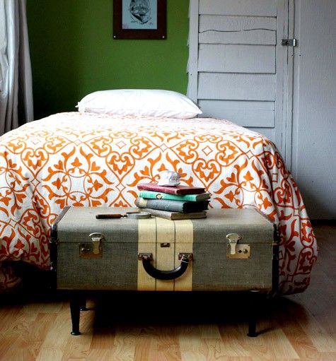 Ideas for Bedrooms: Suitcase Retro Room