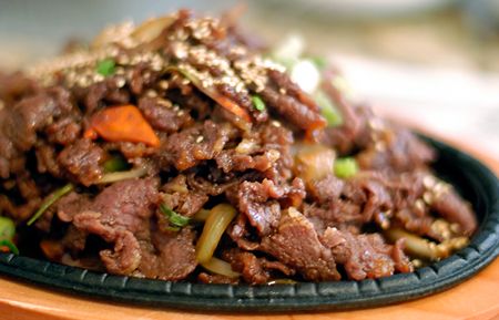 Korean bulgogi (Korean BBQ)