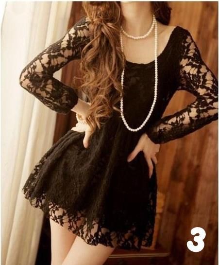 Lace, lace, lace! In black!