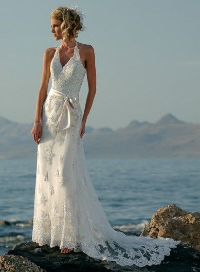 Lace wedding dress. #wedding #wedding dress
