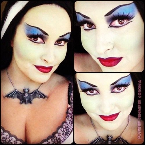 Lily Munster makeup