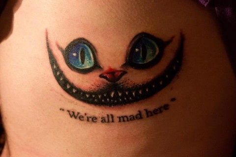 Literary Tattoo – Alice in Wonderland. tattoos