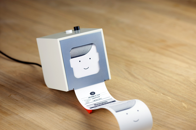 Little Printer serves up a personalized receipt-sized newspaper
