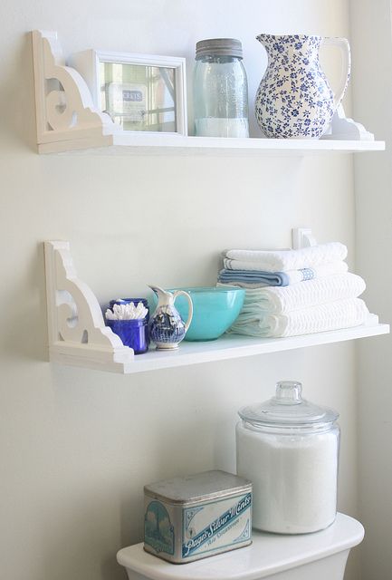 Love this! Way too cute – shelves hung upside down