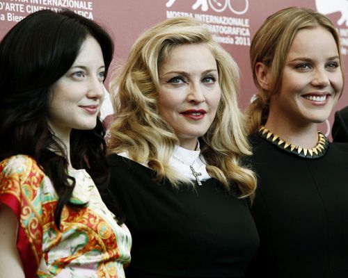 Madonna looks prim and proper at Venice Film Festival