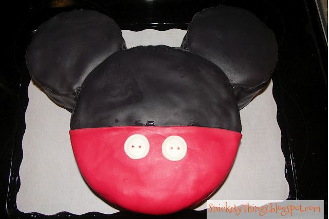 Mickey Mouse cake.