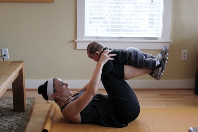 Mom + Baby workout!