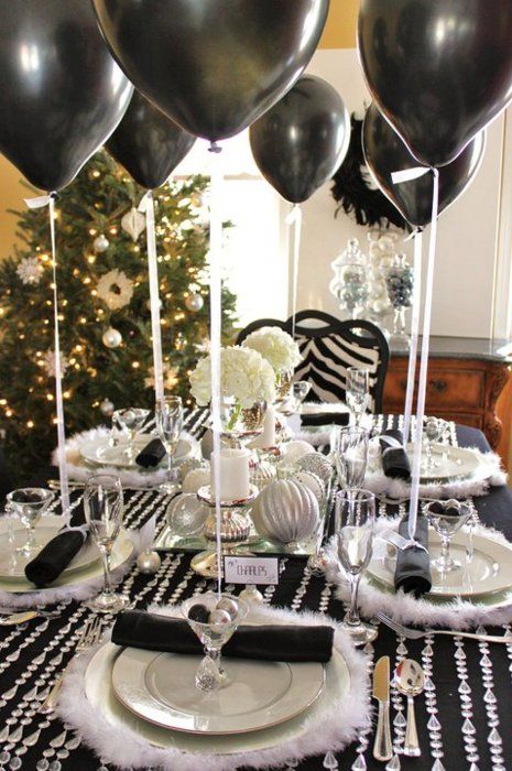 New Years Eve table decor