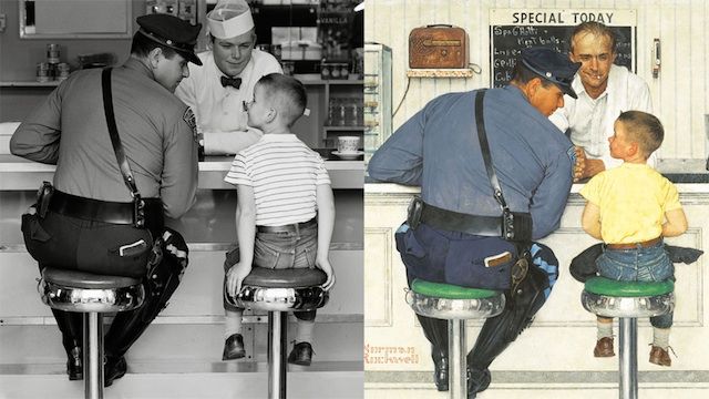 Norman Rockwell references