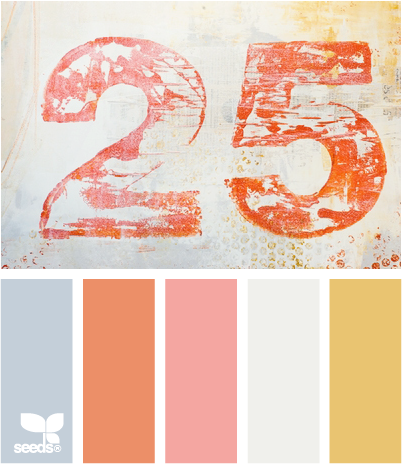 Numeric hues- wedding color scheme idea