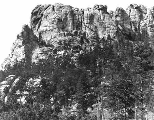 On October 4, 1927, the first actual work of carving begins on Mount Rushmore.